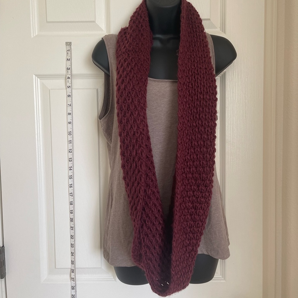 TWO Old Navy infinity scarves